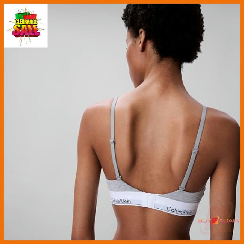 Lightly Lined Triangle Wireless Bralette Cotton M… - image 6